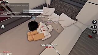 oh fuck yes i let that horny man pound and creampie me in roblox condo game