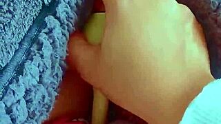 Tiny Latina Coed Shaved Pussy Quivers in First Vibrator Orgasm