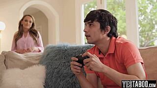 Big Boobs Milf Hooks Horny Teen with Wild Sex!