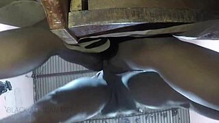 Watch roommate rip clothes for rough no-strings pussy pounding action