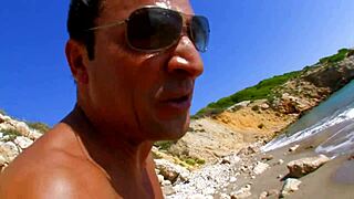 Rose Kisu Thick Ass Milf Moans Emotionally In Beach Fuck