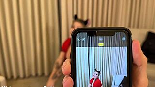 casting curvy vacation roommate shares cozy bed chat