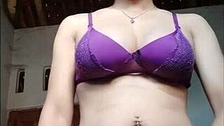 Asian shemale strokes cock early morning