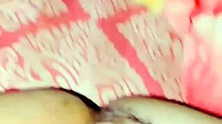 Crossdresser indulges in solo piss play and masturbation frenzy