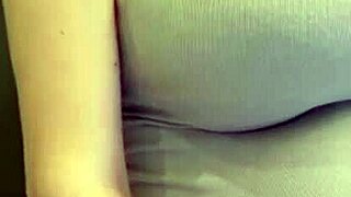 milf with milky tits sucks cock and spreads swollen pussy