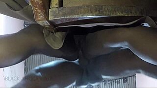 Watch roommate rip clothes for rough no-strings pussy pounding action