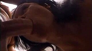 miss trans stunner rocks stockings in hardcore threesome