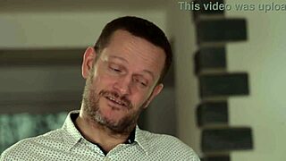 bi babes share a cock deep in asses with choking and gagging