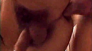 miss trans stunner rocks stockings in hardcore threesome