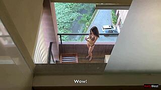 Neighbor you peeped now fuck my tight ass quick