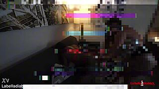 curvy latina goddess labella pegs crossdressing sissy with monster strap-on