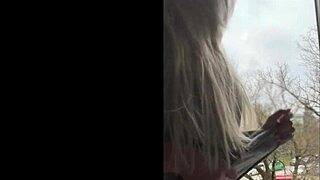 College Student Teases Huge Tits Provocatively