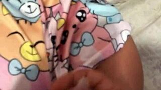 blindfold boyfriend invite sexy fuck doll anal toy play