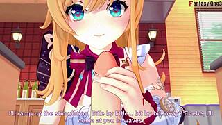 yo, escoffier giving that kitchen blowjob in genshin impact vibes