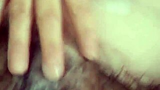 Mega cumshot drenches this curvy milf BBW's big natural tits