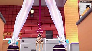 yo, escoffier giving that kitchen blowjob in genshin impact vibes