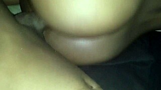 shaved black pussy squirts from smart ghetto fucking