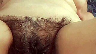 Mega cumshot drenches this curvy milf BBW's big natural tits