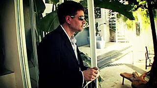 kelly klass bends for perverted man's monster cock pounding