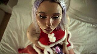 tight pussy punished deepthroat creampie in revealing new years costume ass shaking amateur