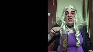 dare you taste shy bisexual crossdresser's warm pee on cam?