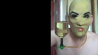 bisexual masked piss lover begs please swallow your hot piss close up