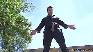 Sex Trafficker Pounds Busty Skinny Blonde Slave Hard