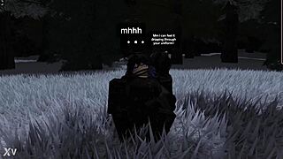 horny military babe bent over for woods creampie doggystyle