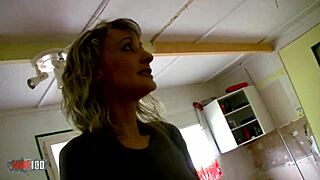 damn, skinny french blonde takes ass pounding for cash!