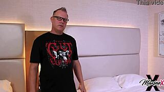 Lucky delivery guy pounds maxine x's oriental holes hard