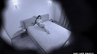 spy cam catches cute petite teen stripping fingering to orgasm