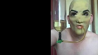 bisexual masked piss lover begs please swallow your hot piss close up
