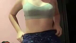 your girlfriend strips naked sends videos i punish her ass full of cum