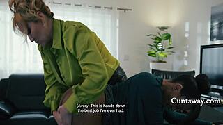 boss milf hands out buttplugs to lesbian staff for office assplay fun 🍑🔌👩‍💼