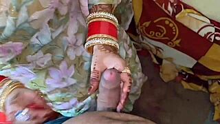 sexy asian wife enjoys intense bedroom pounding with dirty hindi talk