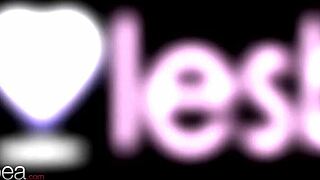 petite cindy and asian alina's wet pussies lead to licking bliss