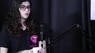 yumi trap transsexual ignores legs for cash focuses on wild ex fuck in sheer red