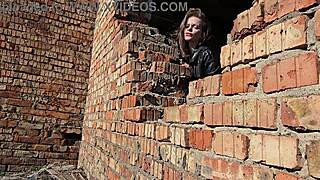 went for reels but shot slutty public blowjob in ruins