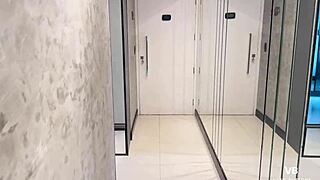 spying hot latina milf invites wild sex cum mouth experience