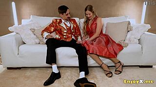 blonde cutie worships oral on shaved pussy in nonstop lust