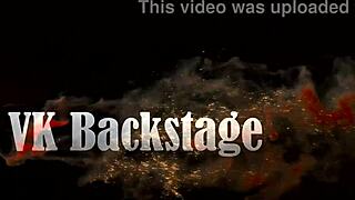 Jessie Way's Backstage Double Penetration by Two Monster Cocks Uncensored