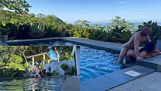 couple goes wild with outdoor anal and blowjob in costa rica 🌴🍆💦