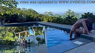 couple goes wild with outdoor anal and blowjob in costa rica 🌴🍆💦