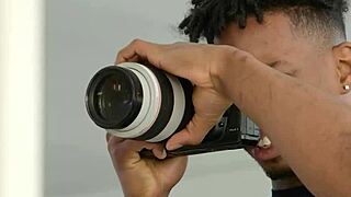 blonde amaris craves ebony photographer's cock