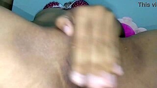 sexy amateur wet pussy plays friend's tight cock