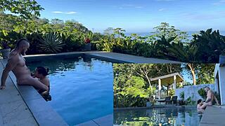 couple goes wild with outdoor anal and blowjob in costa rica 🌴🍆💦