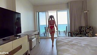 brickzilla stretches skinny slut's tight wet pussy pov