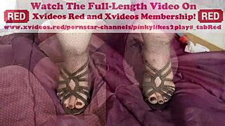 bbw tranny strokes monster cock to pov cumshot