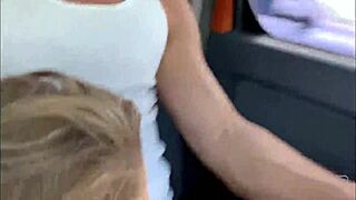 POV road head blowjob wet pussy las vegas strip