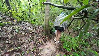 i'm walking through the thai forest picking mushrooms chatting casually then flashing secretly deep in the woods